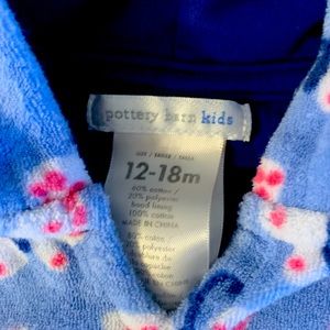 Pottery Barn Kids Swim Cover Up Size 12-18mo